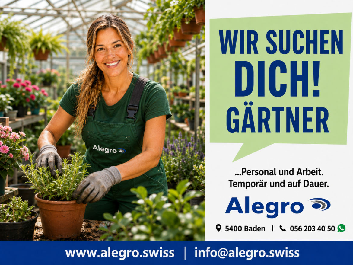 Landschaftsgärtner bei der Gartenpflege – Personalvermittlung im Gartenbau