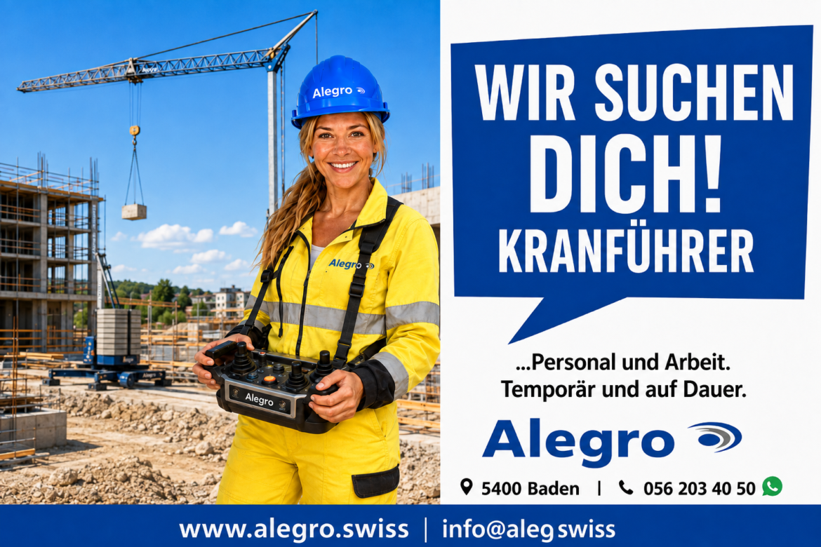 Zertifizierter Kranführer auf der Baustelle – Baukranpersonal von Alegro