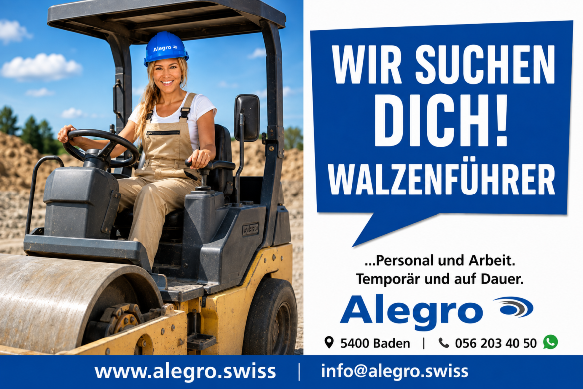 Walzenführer im Strassenbau – Qualifiziertes Maschinenpersonal